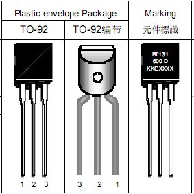 BT131-600/1A/600V/˫ɿع/TO-92