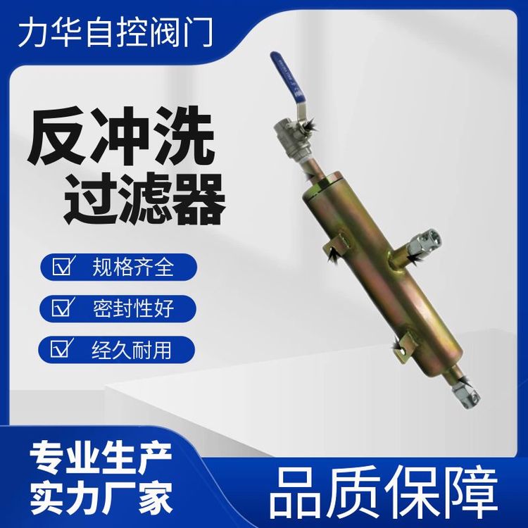 简易反冲洗过滤器（可选碳钢、不锈钢）KJG(S)-KJ10