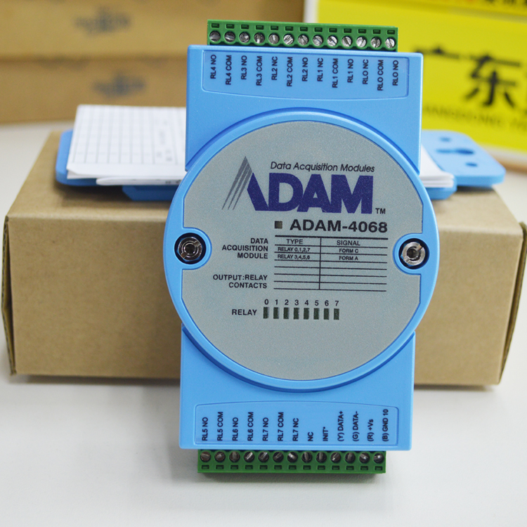 лADAM-4068ԶIOɼģ8·̵ģ֧Modbus