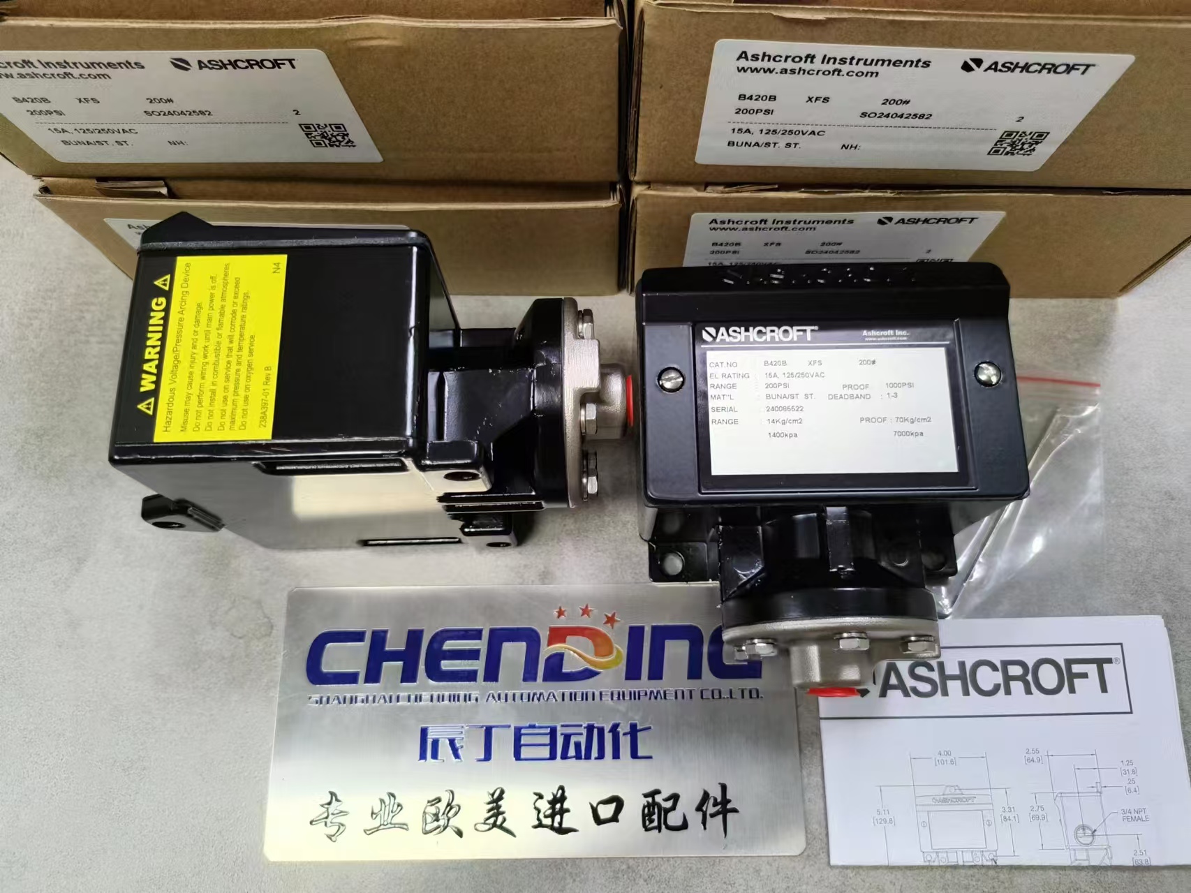 ˹ASHCROFTѹB761B-XC4FSȫԭװ